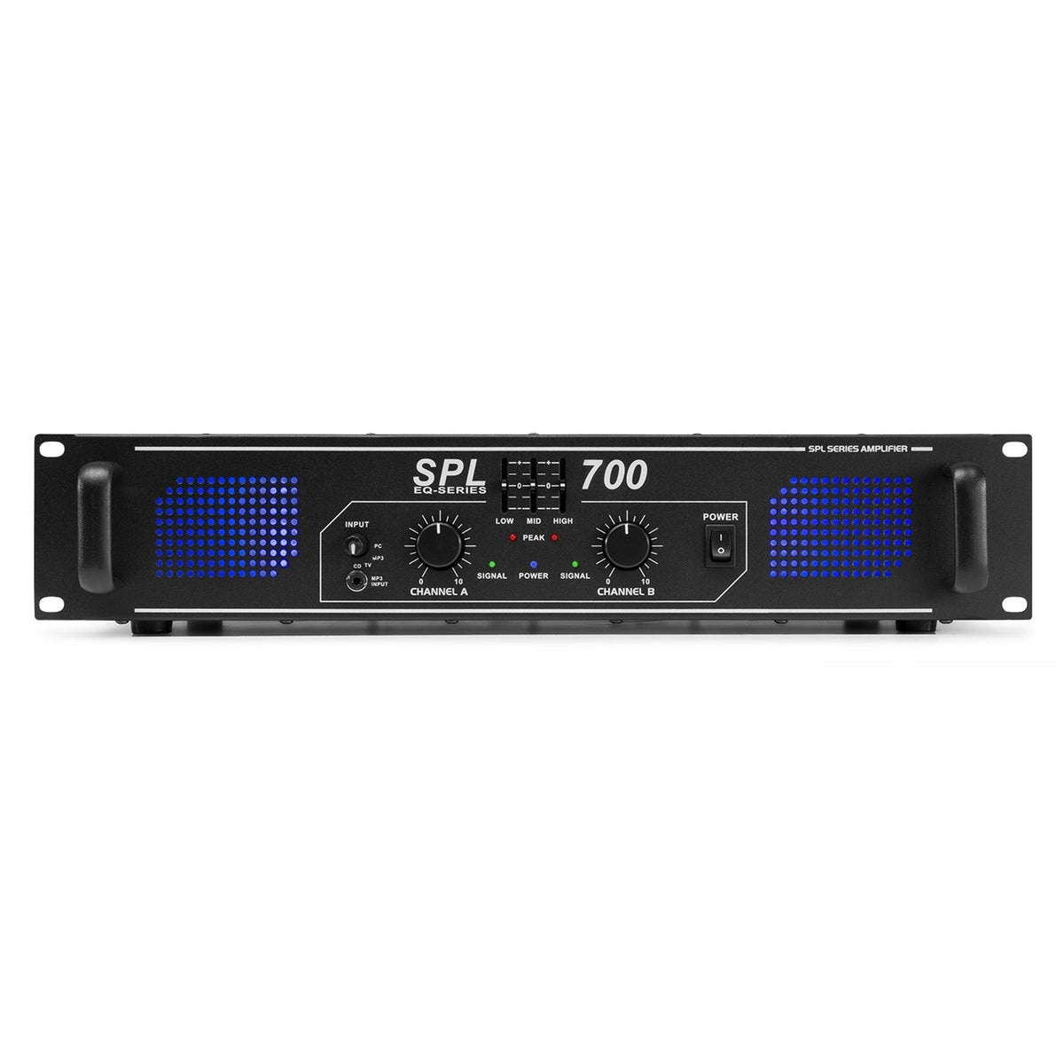 Skytec SPL700EQ - Amplificador 2x 350W con ecualizador - Tempo Shop