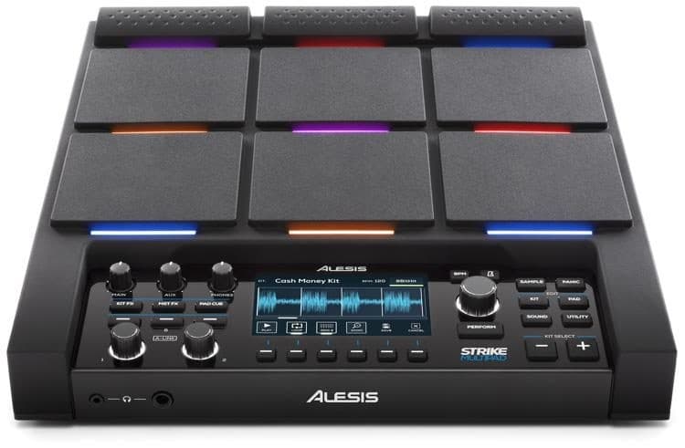 Alesis STRIKE MULTIPAD – Multipad de percusión y sampleo con 9 pads RGB, sampler/looper e interfaz de audio USB