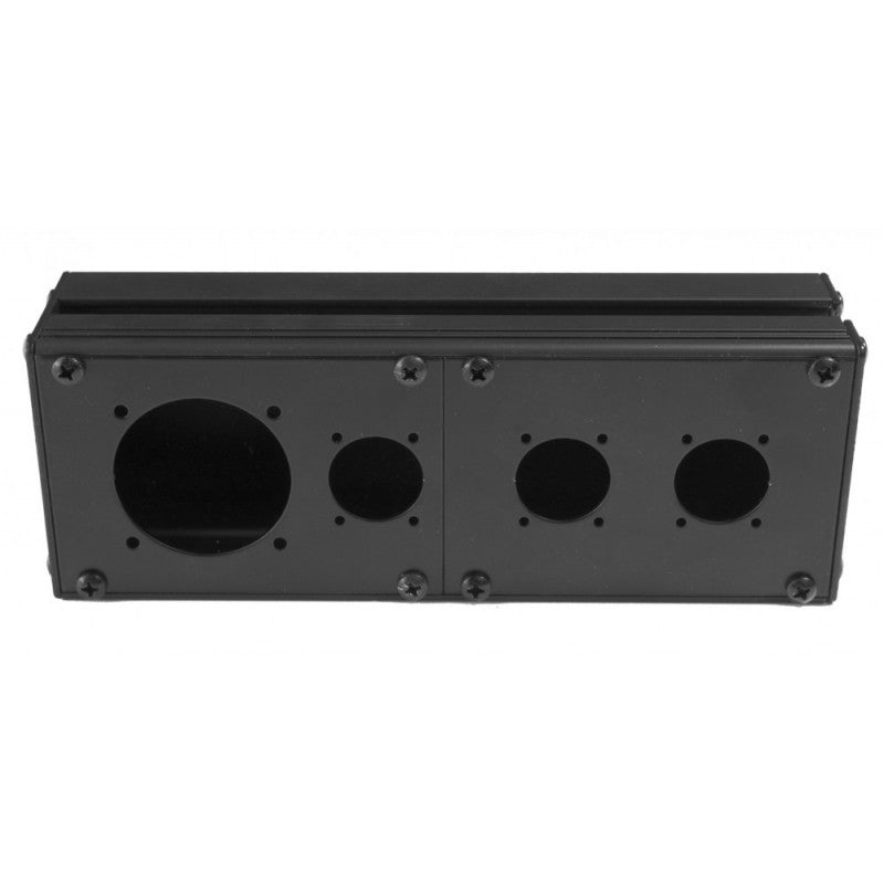 FactorRACK Multibar ZEBAVB32 - Tapa final metálica para perfil de aluminio