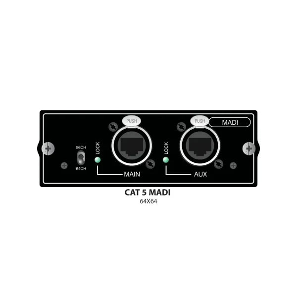 Soundcraft A520005000SP – Tarjeta de opción Cat5 Dual Port MADI para Serie Si