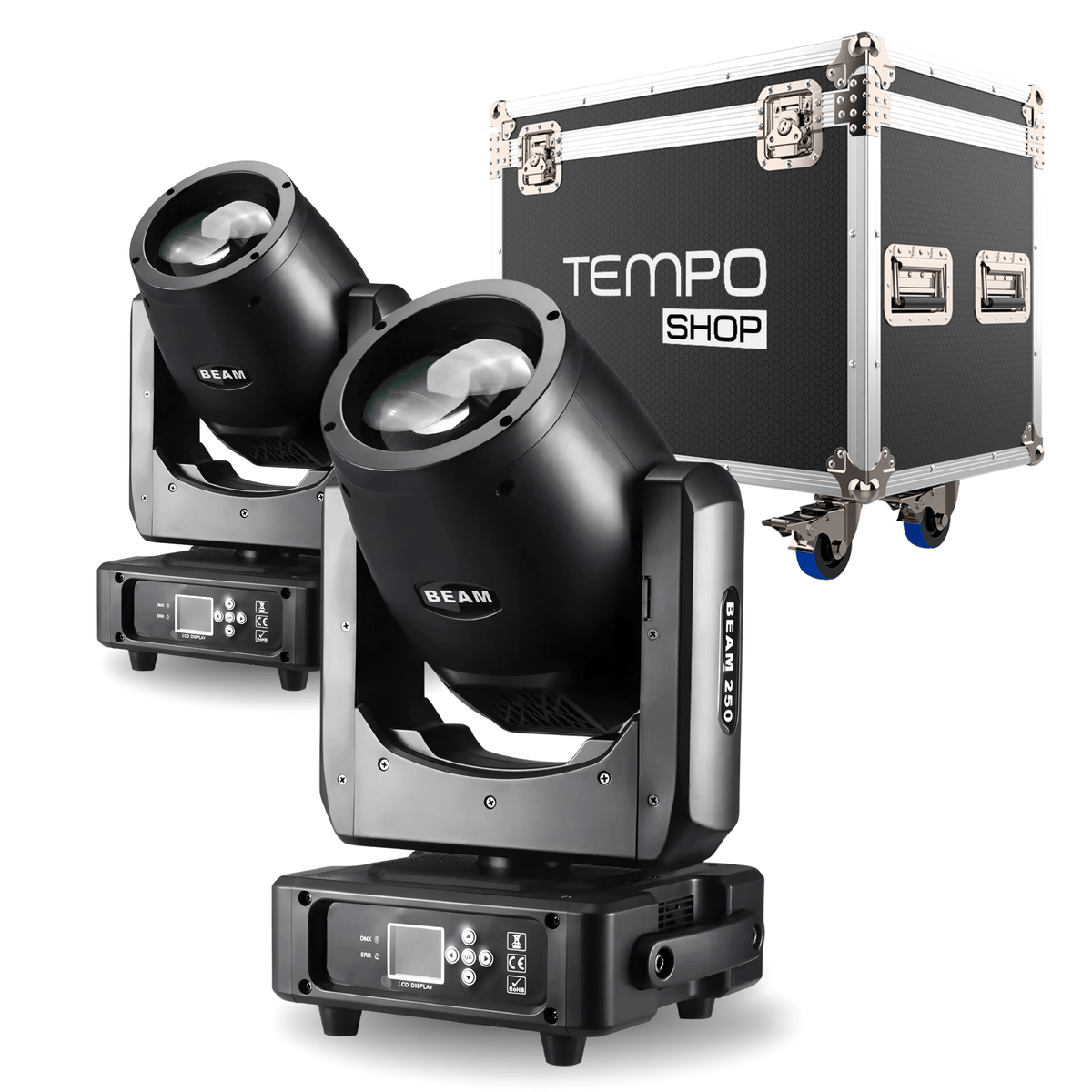 TEMPO PACK 2x Beam Mini 230 7R + Flightcase - Tempo Shop