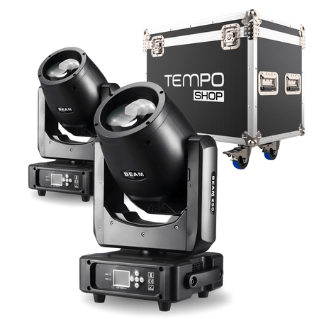 TEMPO PACK 2x Beam Mini 230 7R + Flightcase - Tempo Shop