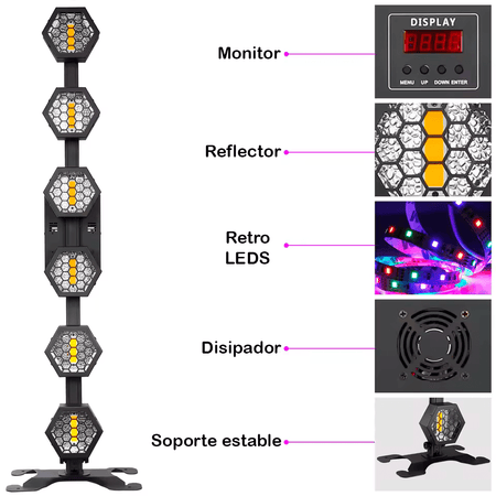 TEMPO Retro 240 - Retro Light Columna 240W Mini 6 - Tempo Shop