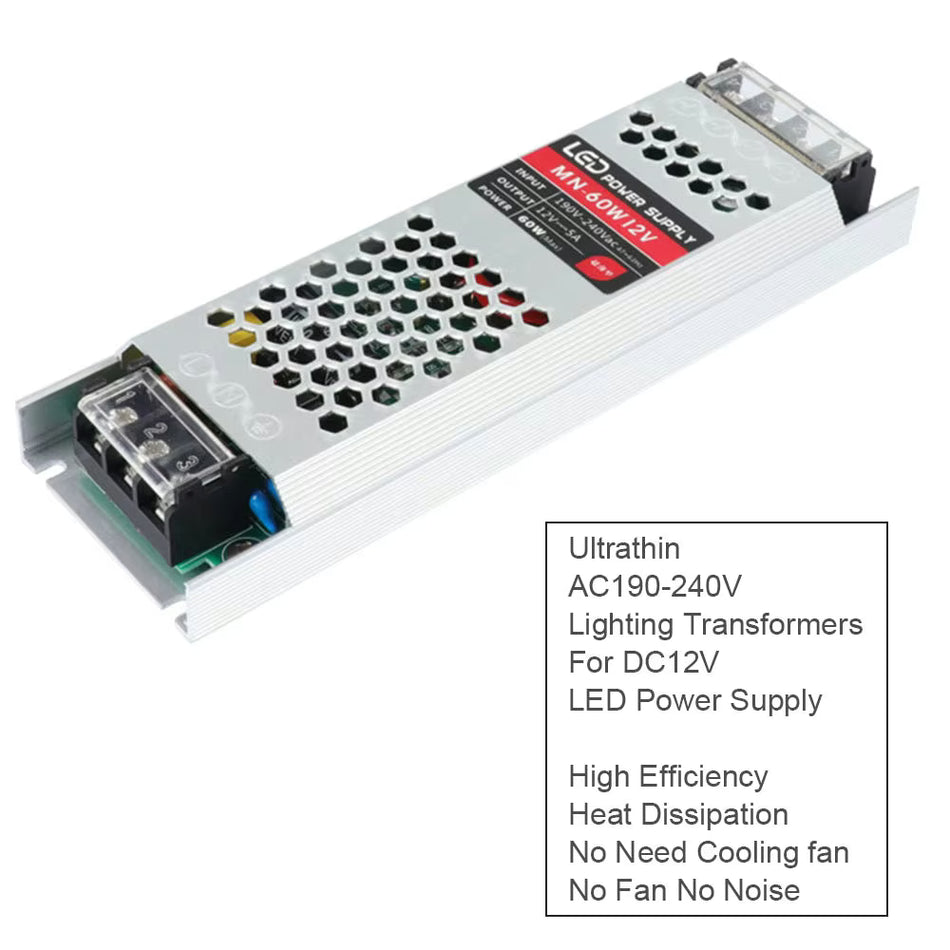 Tempo 12V - Fuentes de alimentación para tiras LED (60W / 100W / 200W / 300W / 400W) - Tempo Shop