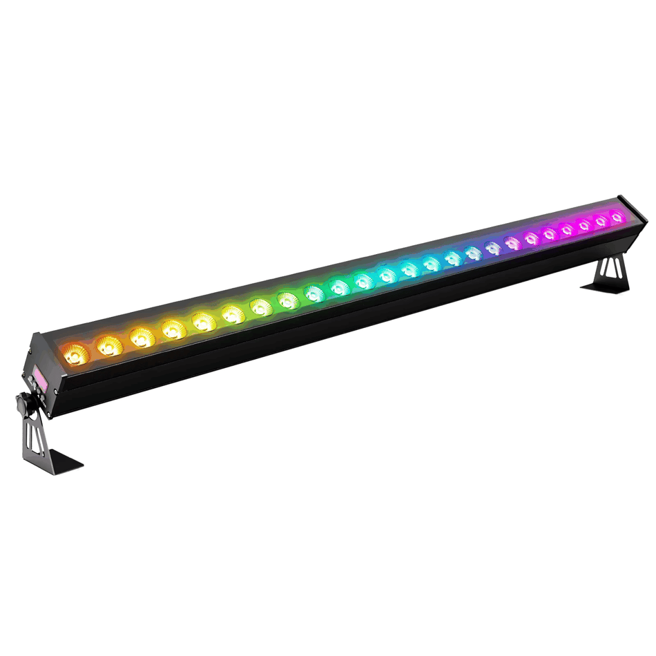 TEMPO BAR LED 120W- Barra LED RGB de 24 LEDs con control DMX por segmentos IP65 - Tempo Shop