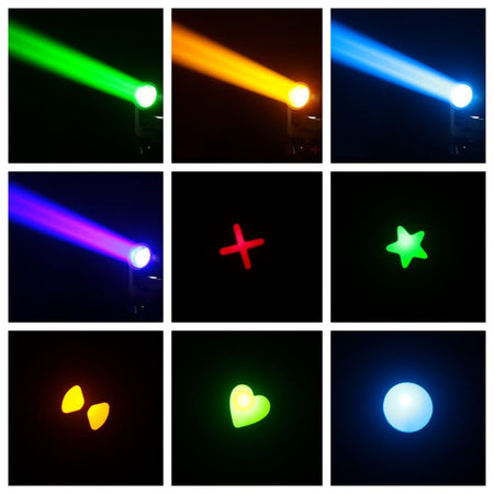 TEMPO Beam Halo 300 14R - Cabeza móvil Beam 300 W con anillo LED Halo - imagen 16