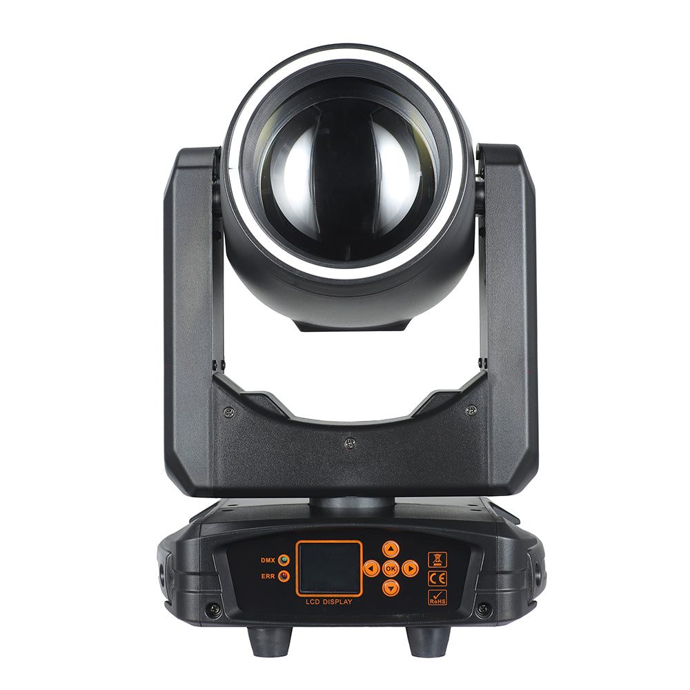 TEMPO Beam Halo 300 14R - Cabeza móvil Beam 300 W con anillo LED Halo