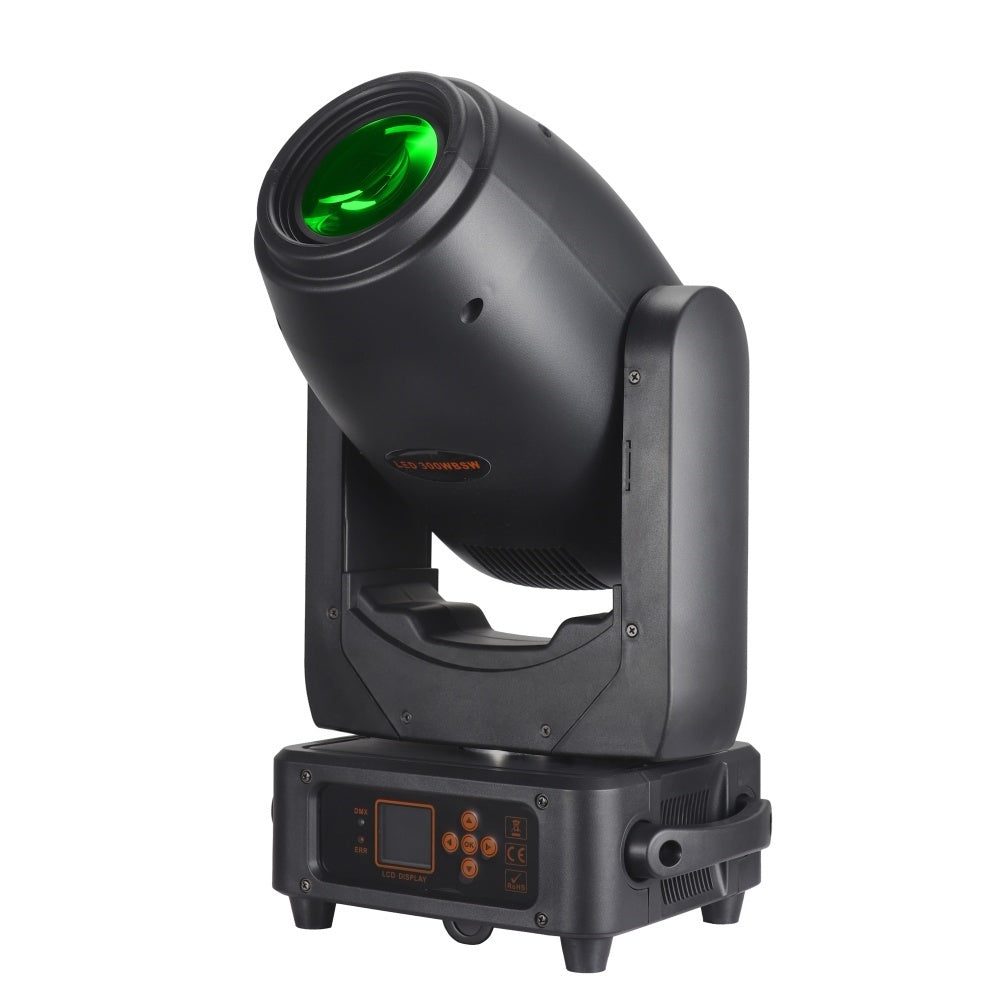 TEMPO BSW 300 - Cabeza móvil LED 3 en 1 Beam, Spot y Wash de 300 W
