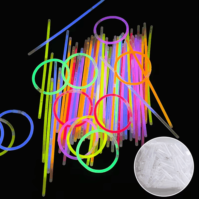 TEMPO Glow Stick 20 – Barras fluorescentes de 20 cm (100 unidades) - Tempo Shop