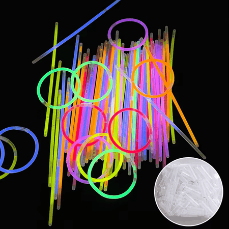 TEMPO Glow Stick 20 – Barras fluorescentes de 20 cm (100 unidades) - Tempo Shop