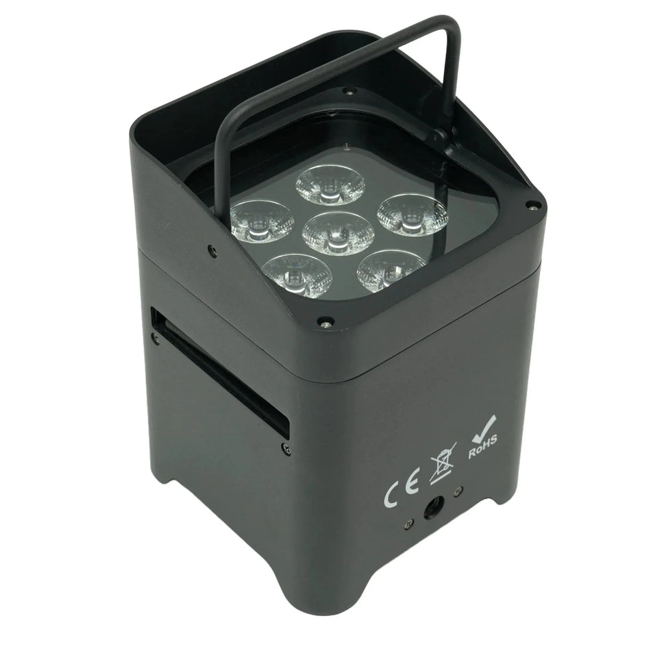 TEMPO TP-6x18W - Foco Par LED Inalámbrico a Batería RGBWA+UV 6en1 para DJ y Eventos - Tempo Shop