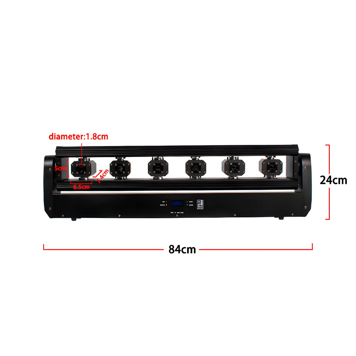 Cabeza móvil Laser RGB 6x500mW - Tempo Shop