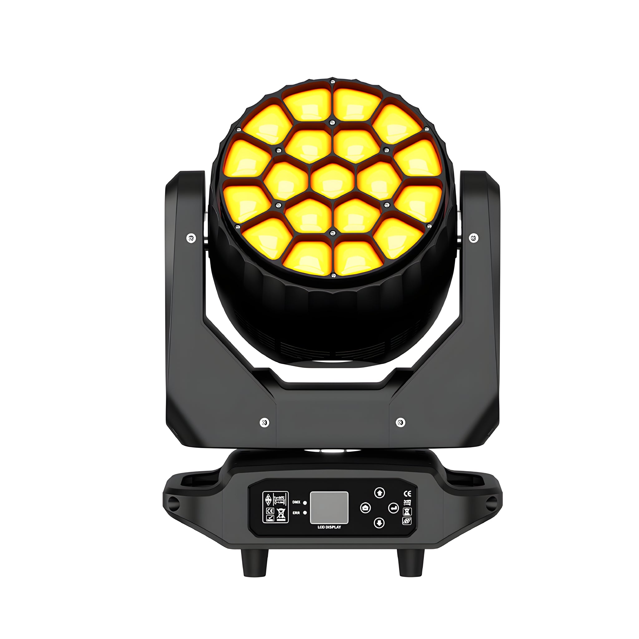 Cabeza móvil Beam & Wash Ojos de Abeja LED 19x20W RGBW - Tempo Shop