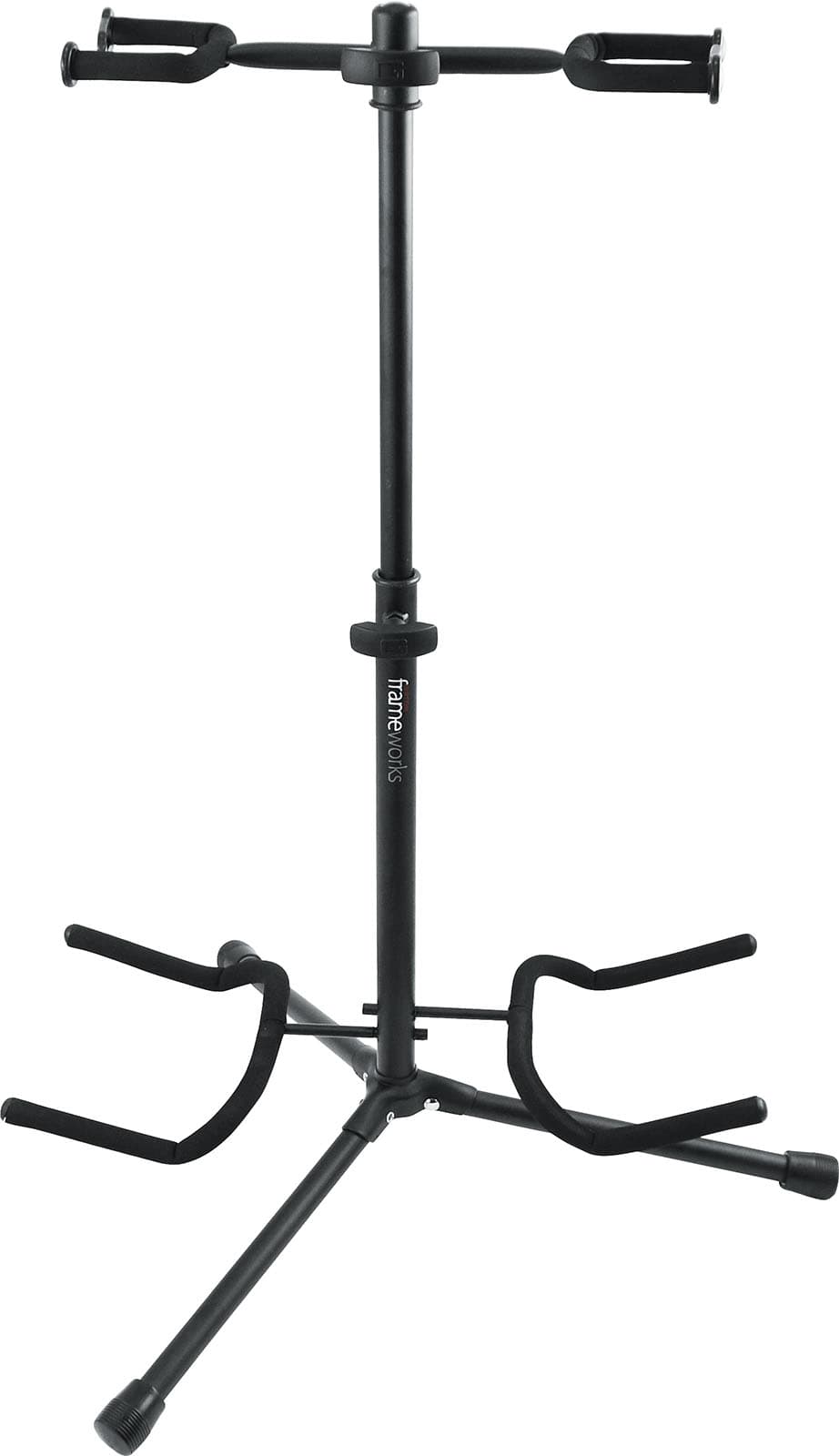 Gator Frameworks TGFGFW-GTR-2000 - Double Guitar Stand with Rubber Protection