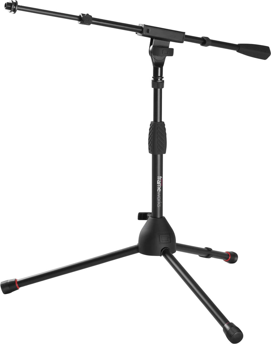 Gator Frameworks TGFGFW-MIC-2621 - Bass Drum and Amp Mic Stand with Telescopic Boom