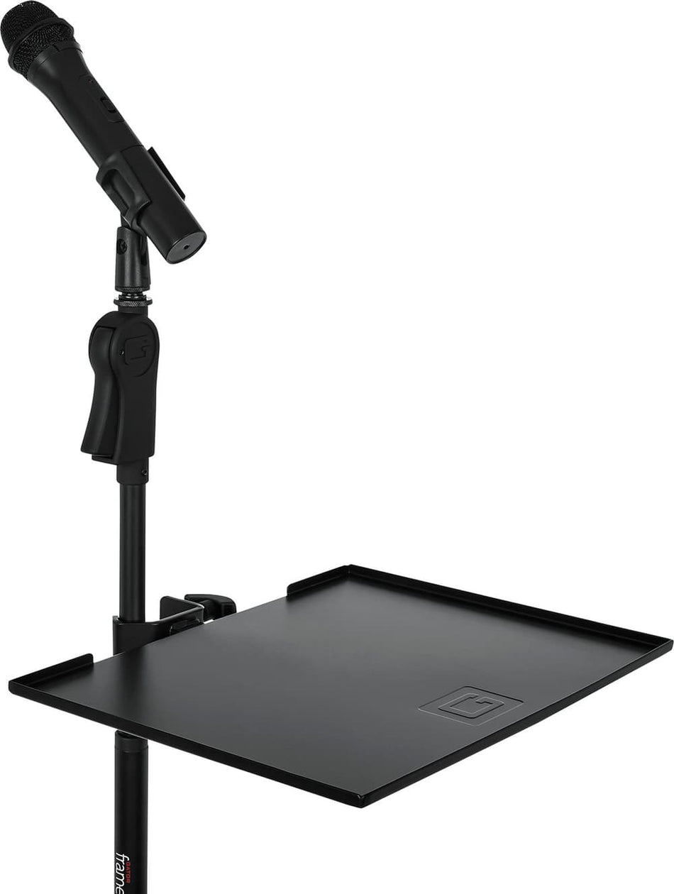 Gator Frameworks TGFGFW-SHELF1115 - Clamp-on Tray for Mic Stand 28 x 38 cm, 4.5 kg Capacity