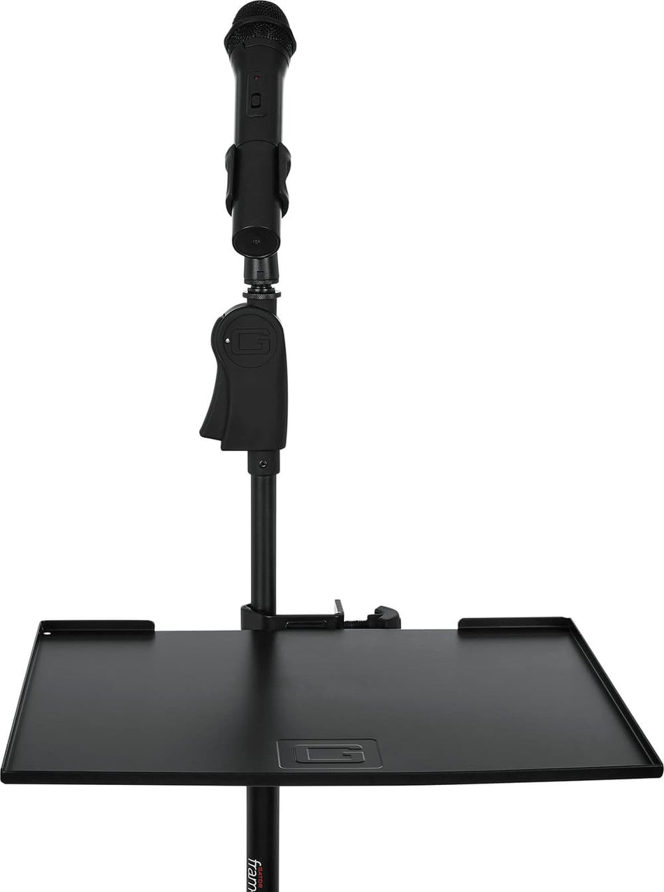 Gator Frameworks TGFGFW-SHELF1115 - Clamp-on Tray for Mic Stand 28 x 38 cm, 4.5 kg Capacity