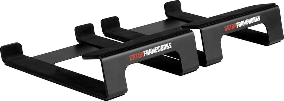 Gator Frameworks TGFGFW-SPKSTMNDSK-WD - Pair of Desktop Monitor Stands