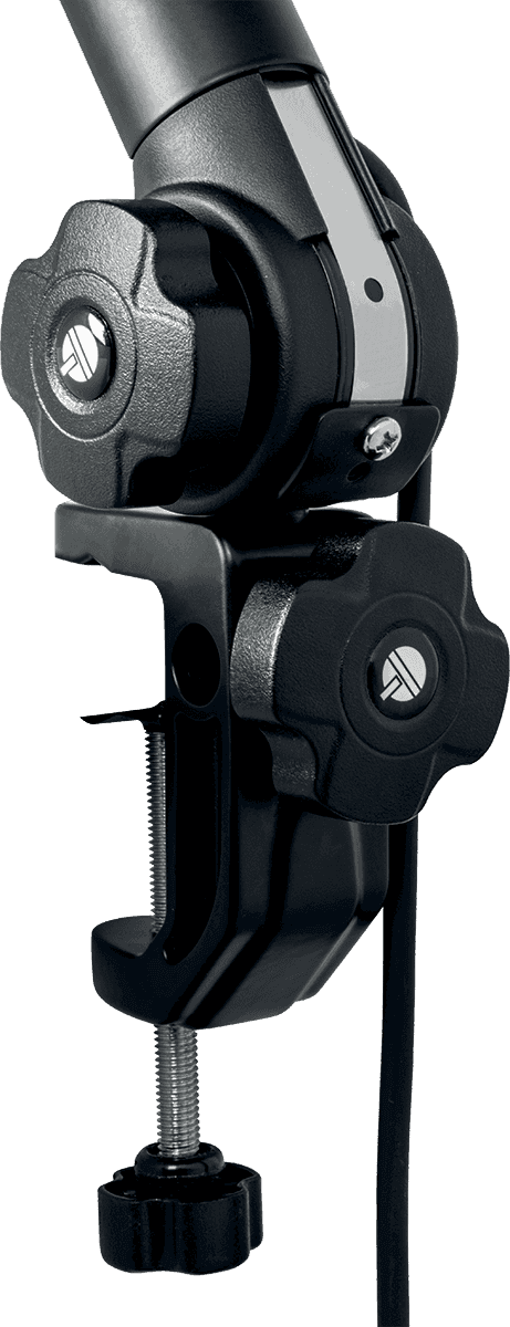 QUIK LOK TQAA26 - PRO DESKTOP MICROPHONE STAND / ARTICULATED ARM (2 kg)