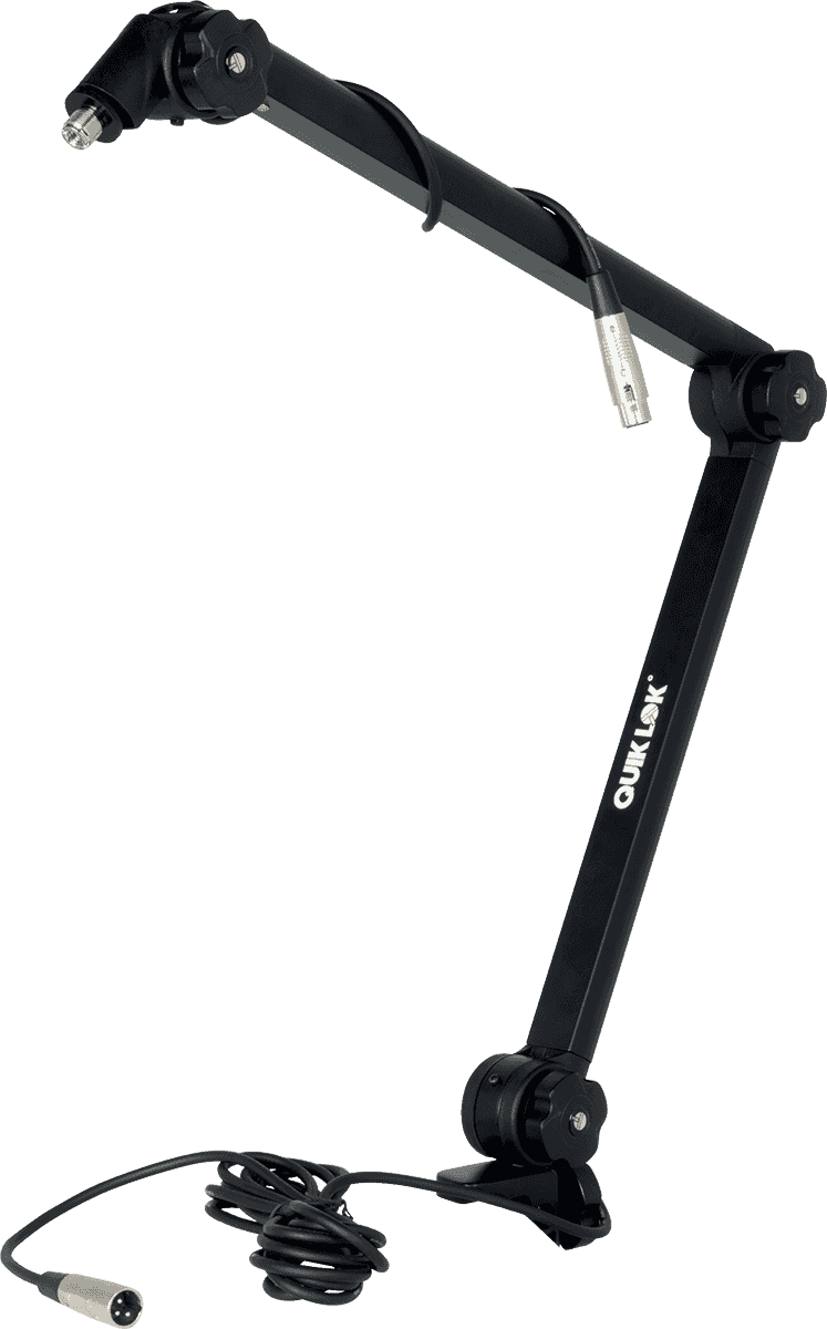 QUIK LOK TQAA26 - PRO DESKTOP MICROPHONE STAND / ARTICULATED ARM (2 kg)