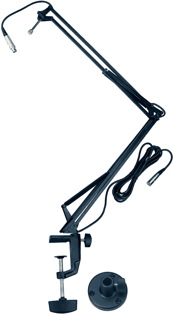 QUIK LOK TQAA25BK - Desktop Microphone Stand / Articulating Arm