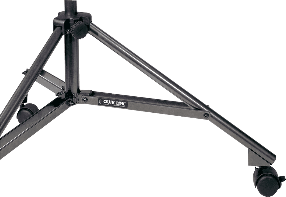 QUIK LOK TQAA50 - LONG LENGTH STUDIO TELESCOPIC BOOM MICROPHONE STAND (with wheels)