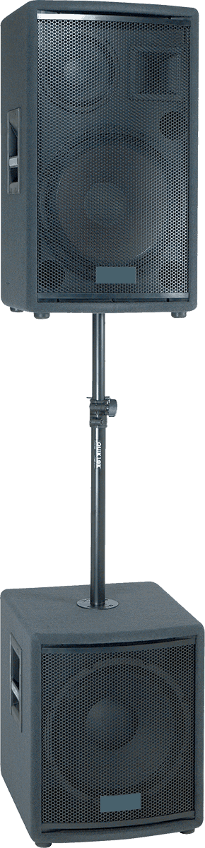 QUIK LOK TQAS203 - ALUMINUM TUBE FOR ADJUSTABLE SUBWOOFER MOUNTING (73 - 112 cm)