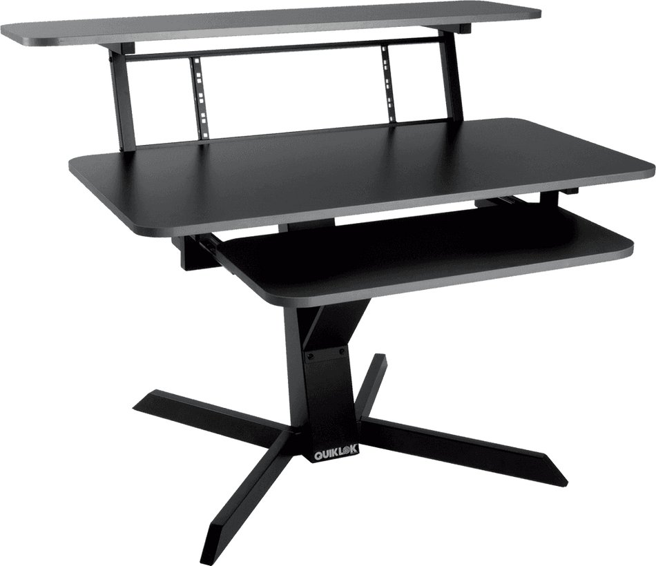 QUIK LOK TQAZ460BK - THREE-LEVEL STUDIO WORKSTATION