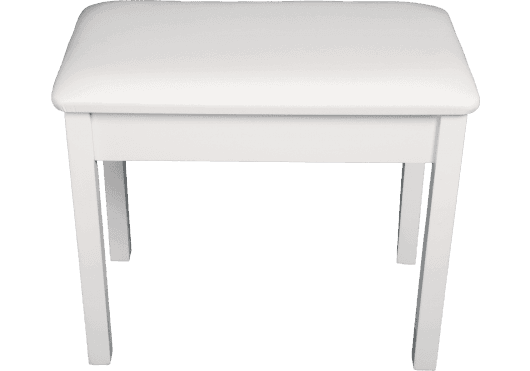 QUIK LOK TQMPB50WHS - DELUXE WOODEN PIANO BENCH PB50 - MATTE WHITE