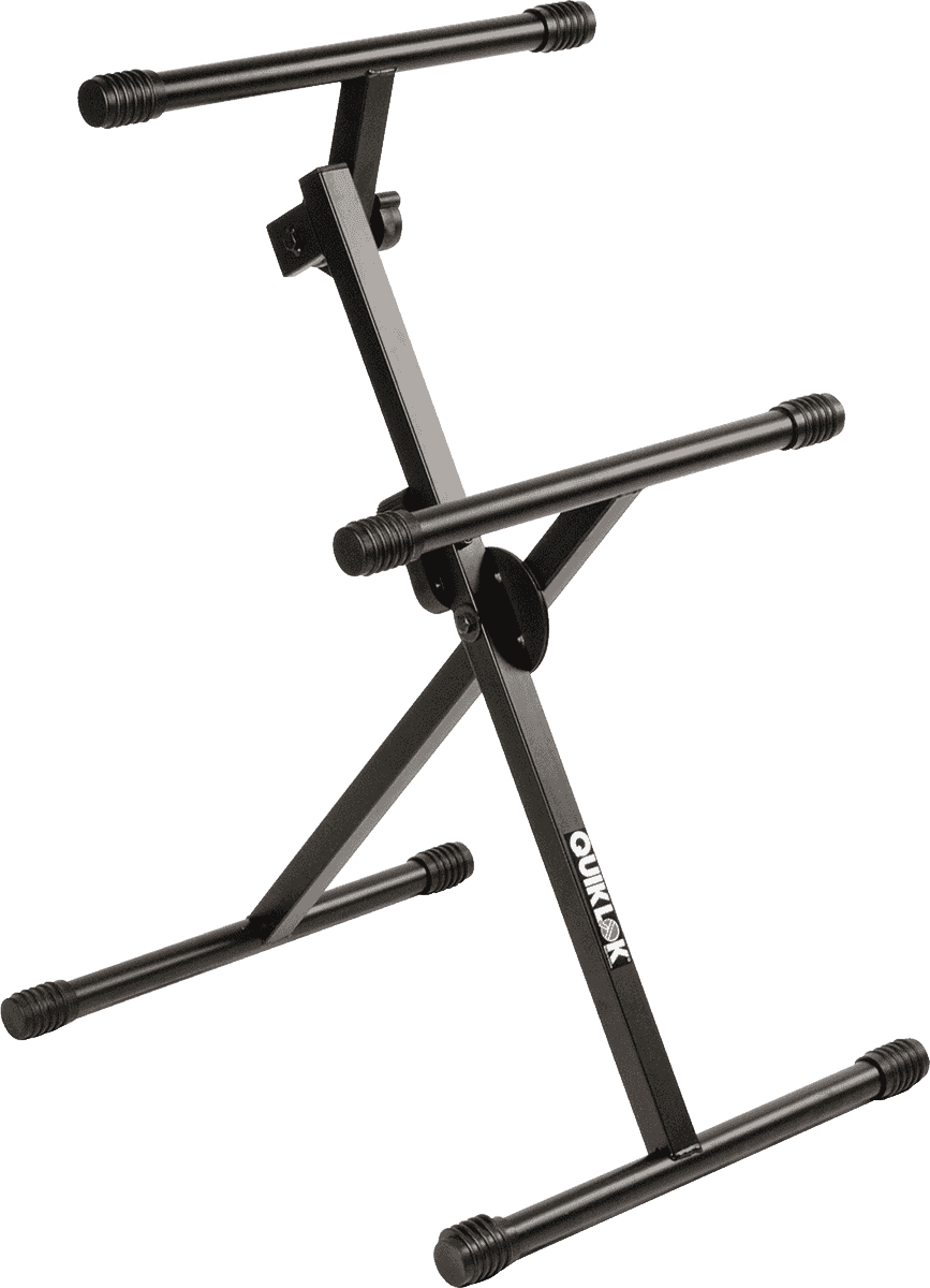 QUIK LOK TQMBS620 - ADJUSTABLE "X" FORMAT AMPLIFIER/MONITOR STAND