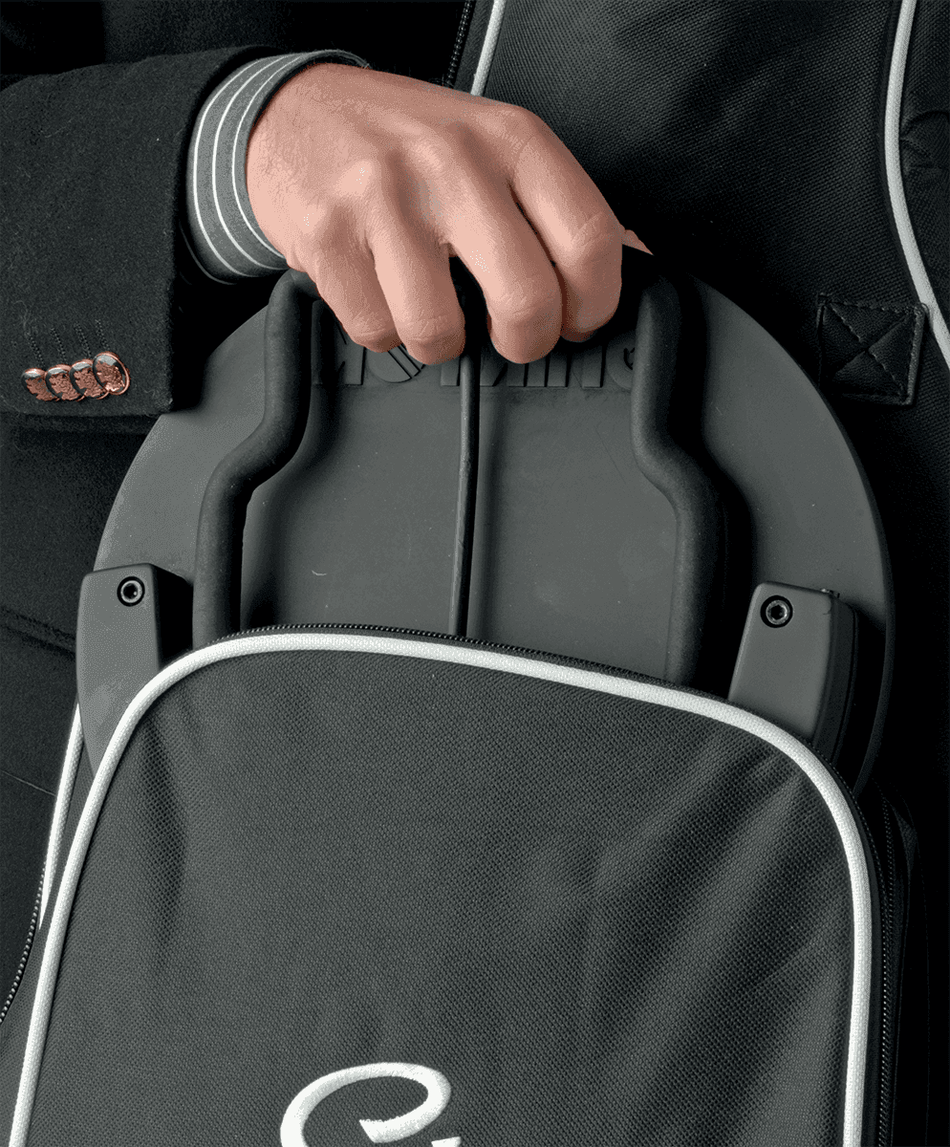 QUIK LOK TQMGI8 - ABS UNIVERSAL COMPACT PORTABLE GUITAR STAND