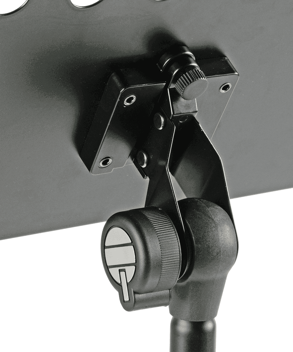 QUIK LOK TQMMS331WB - LARGE METAL ORCHESTRA MUSIC STAND (PERFORATED) WITH CASE