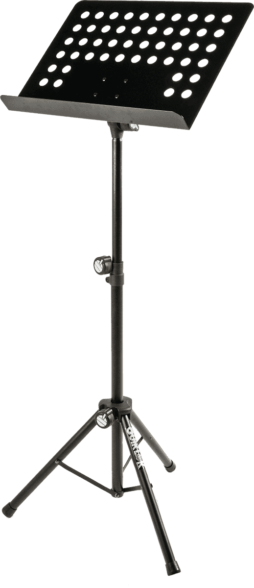 QUIK LOK TQMMS331WB - LARGE METAL ORCHESTRA MUSIC STAND (PERFORATED) WITH CASE