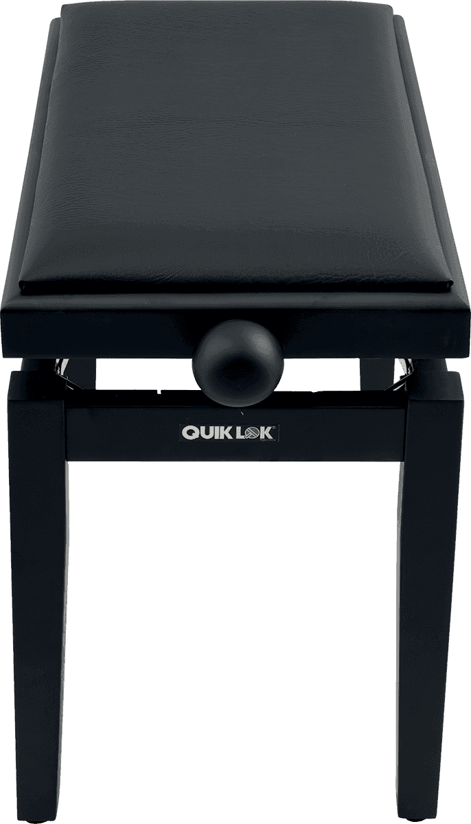 QUIK LOK TQMPB100BKS - DELUXE PB100 WOODEN PIANO BENCH - MATTE BLACK