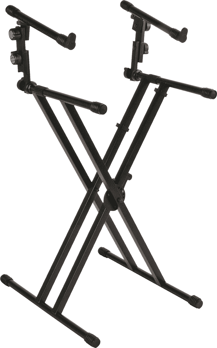 QUIK LOK TQMQL642 - QL642 KEYBOARD SUPPORT "X" FORMAT 2 LEVELS / DOUBLE PROFILE