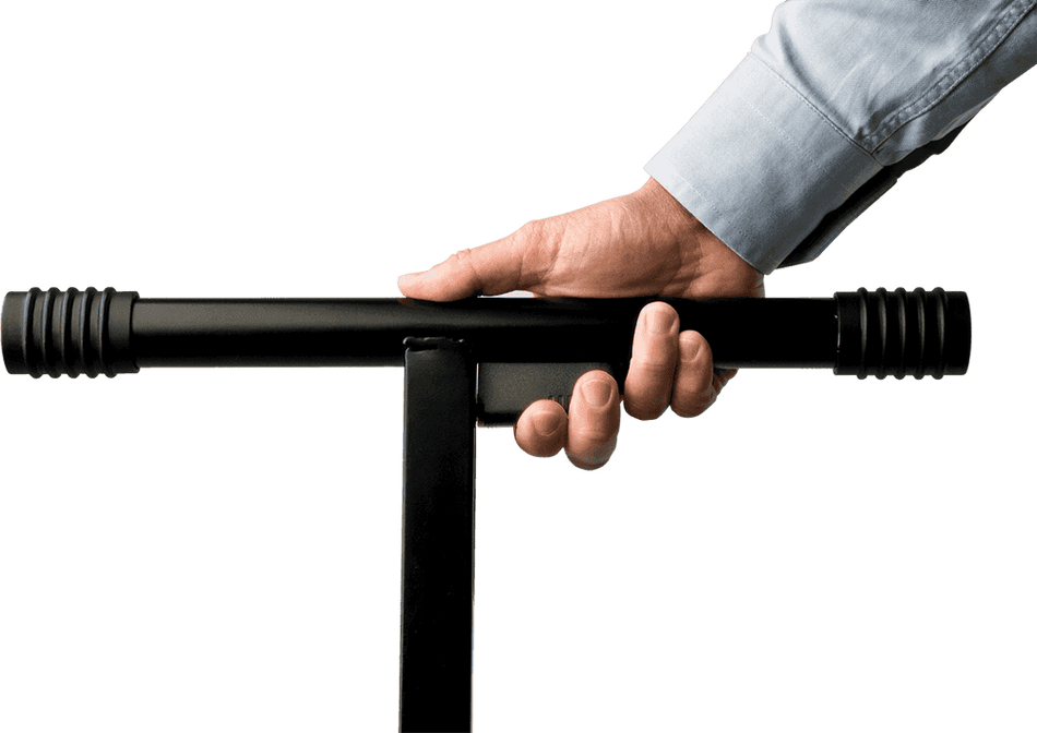 QUIK LOK TQMT500 - T500 KEYBOARD HOLDER "X" FORMAT TRIGGER LOK / SINGLE PROFILE - BLACK