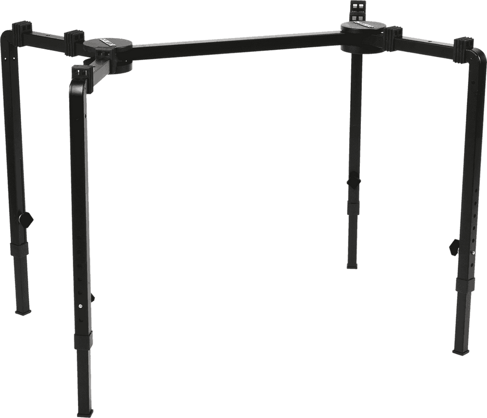QUIK LOK TQMWS650 - XL FOLDING KEYBOARD/MIXER/SPEAKER TABLE (HEIGHT ADJUSTABLE)