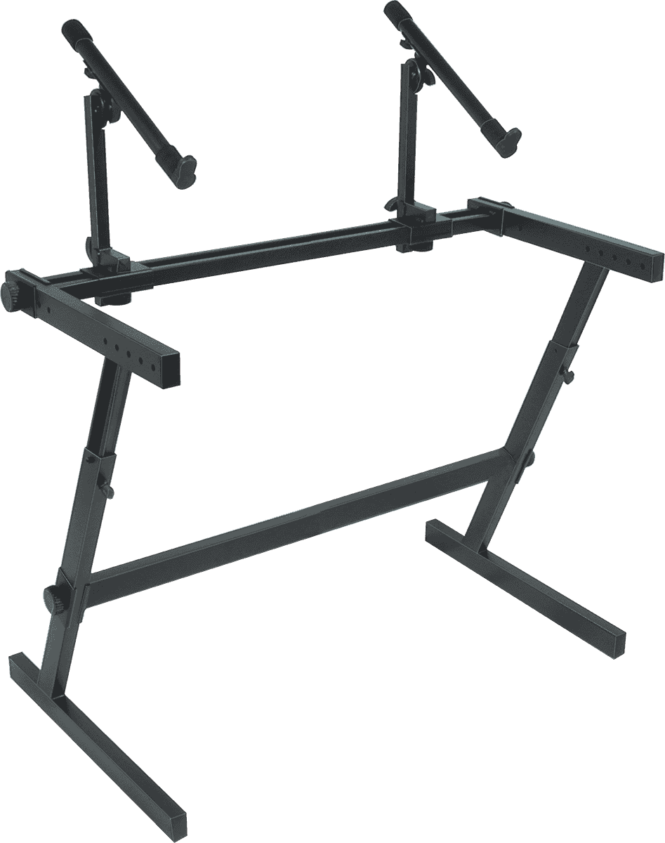 QUIK LOK TQMZ726L - Z726 KEYBOARD STAND, LONG "Z" FORMAT, 2 LEVELS
