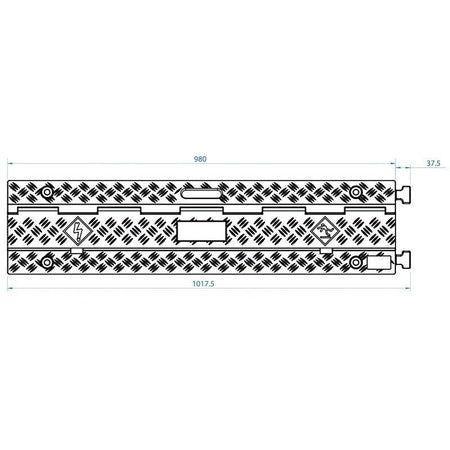 BSS BSSRACKSHELF1UFX - Bandeja rack 1U para dos dispositivos half-rack (BLU-BIB / BLU-BOB1) - Tempo Shop