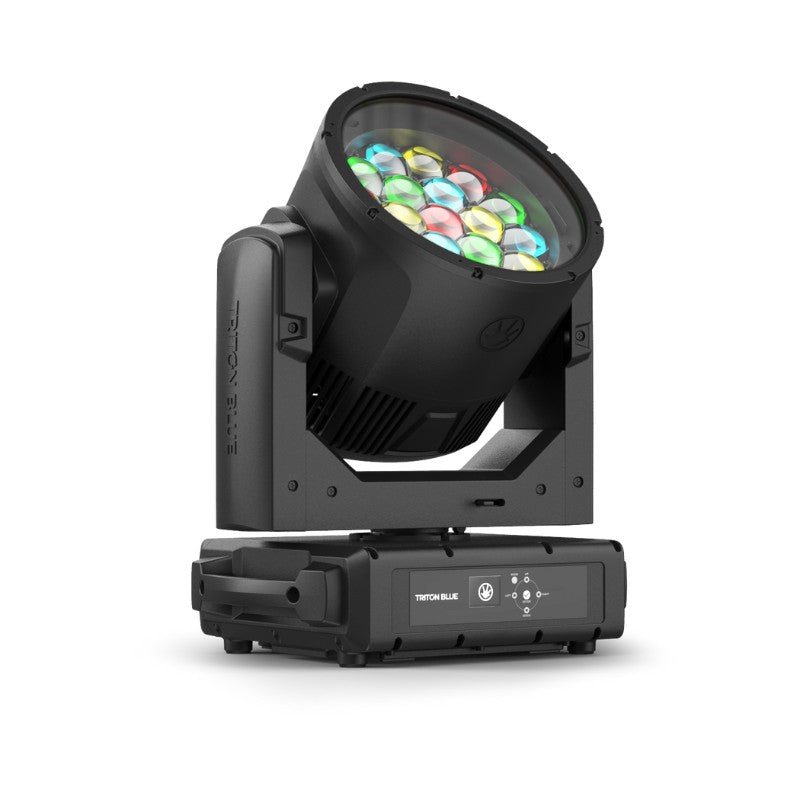 Triton Blue Python W19 (PHYTON 1140) - Cabeza móvil wash IP65 19×60W RGBW con zoom 4°–57° y control ArtNet/sACN/KlingNet