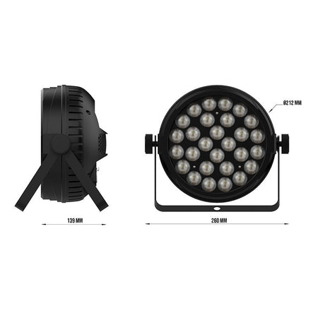 Triton Blue COMET 336PAR - Proyector PAR LED RGBW con Zoom