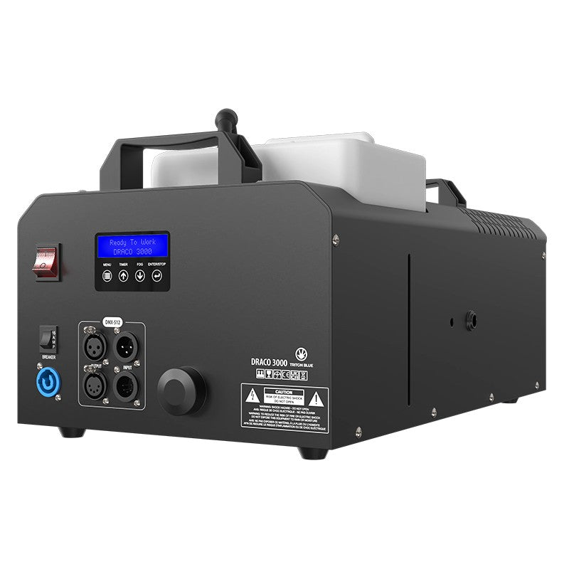 Triton Blue TR-3000-FG - Máquina de Humo Profesional Draco 3000 HEAVY FOGGER 3000W DMX