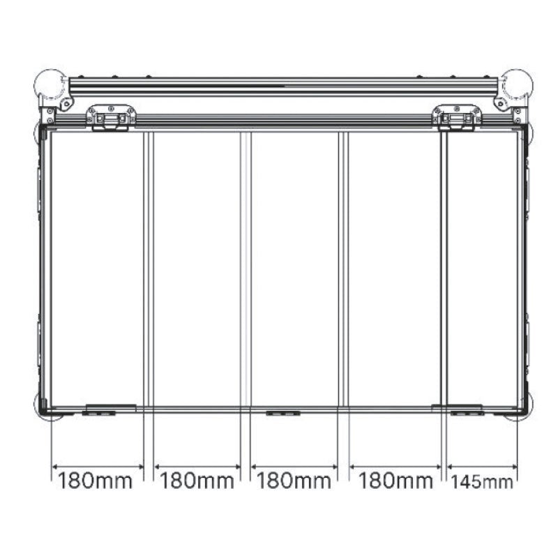 Triton Blue F-4-KOSMOS - Flightcase para 4 KOSMOS