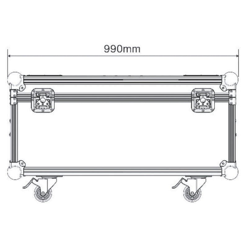 Triton Blue F-4-KOSMOS - Flightcase para 4 KOSMOS