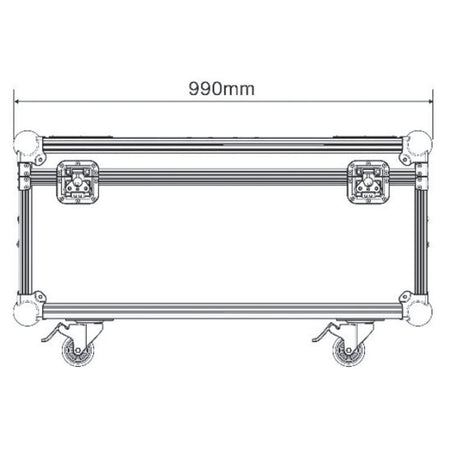 Triton Blue F-4-KOSMOS - Flightcase para 4 KOSMOS