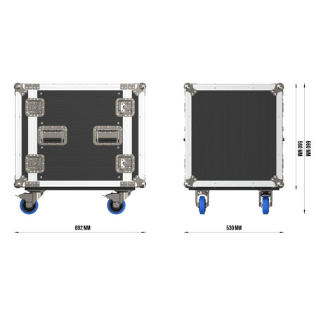 Triton Blue FC Rack 12U - Flightcase Rack 19 Pulgadas