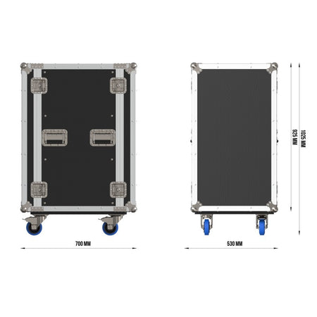Triton Blue FC Rack 20U - Flightcase rack 19 pulgadas