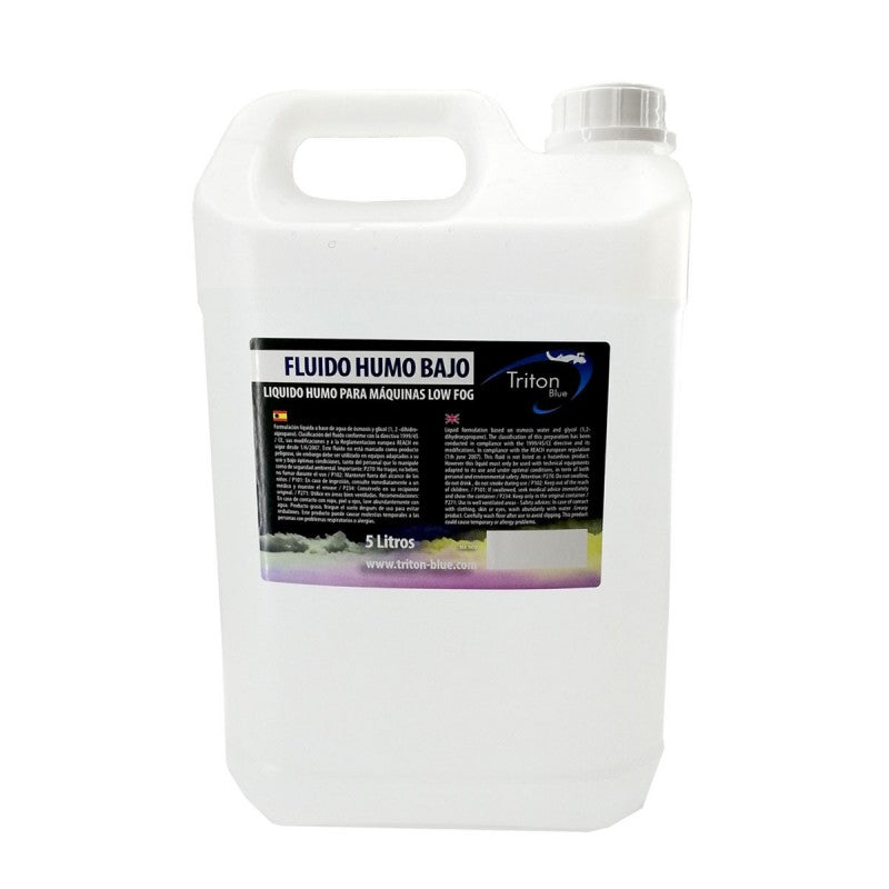 Triton Blue Hydra FFF5 (832-1072) - Fluido Low Fog neutro 5 L para máquinas de humo bajo