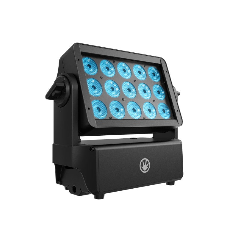 Triton Blue Hydro W300 – Washer LED IP65 con batería, 15×20W RGBL, 10°, DMX/W-DMX/CRMX