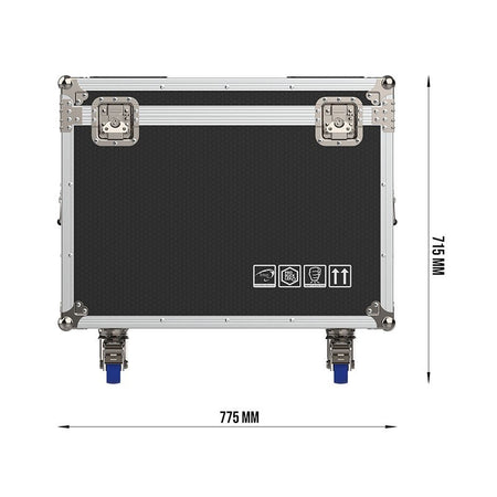 Triton Blue ORION 200 FC - Flightcase para 4 cabezas móviles